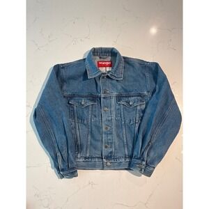 Wrangler Hero Mens Denim Trucker Jacket